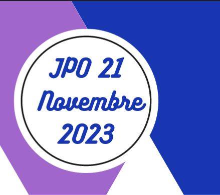 JPO 2023 le 21 novembre!