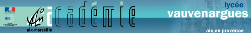 Logo lycée Vauvenargues